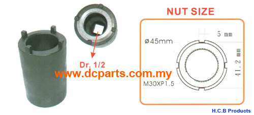 DAF STEERING LINKAGE FIXING BASE SOCKET Dr.1/2
