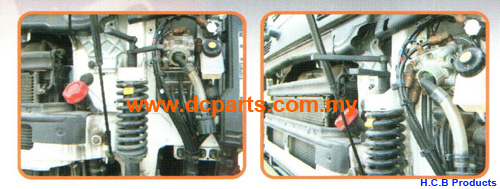 VOLVO TRUCK SHOCK ABSORBER UPPER BASE NUT EXTRACTOR / INSTALLER 