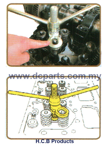 VOLVO FM 12 VALVE SPRING COMPRESSOR TOOL KIT 