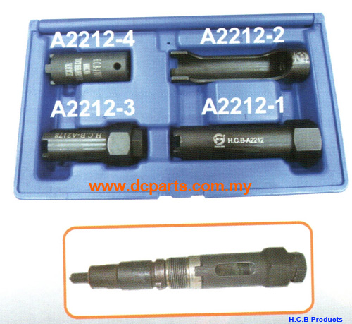 TRUCK INJECTOR SOCKET SET 4 PCS