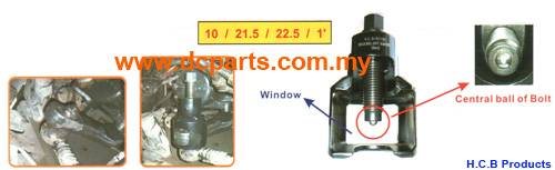 EUROPEAN TRUCK BALL JOINT REMOVER 39mm PAT. M 362085 