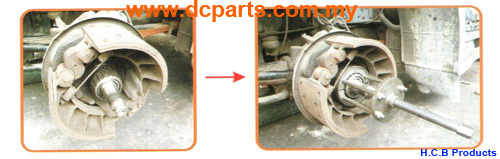 MAN TRUCK TRACTOR 33460/410/414 AXLE BEARING EXTRACTOR