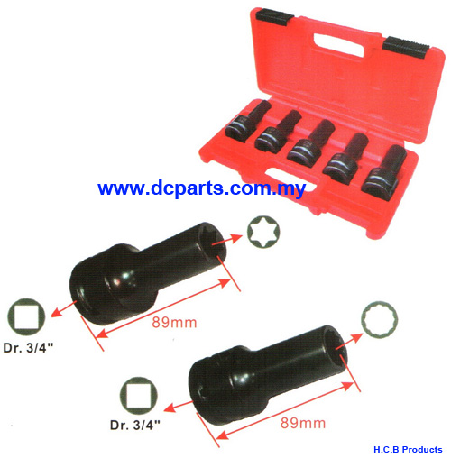 MAN STAR-E IMPACT SOCKET FOR HGV CYLINDER-HEAD BOLT