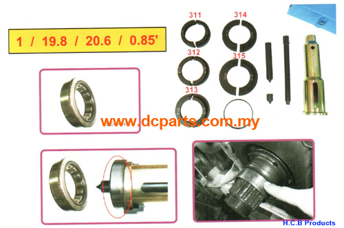 TRUCK TRANSMISSION BEARING PULLER 