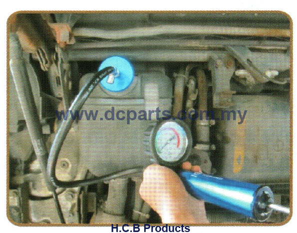 TRUCK RADIATOR PRESSURE TEST KIT 9 PICS