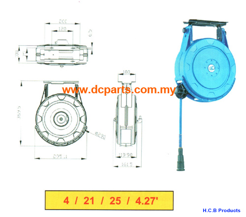 AIR HOSE REEL 10 METER