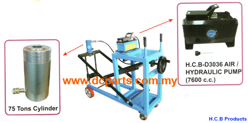 KING PIN AND ANCHOR PIN PUSHER 75 TONS