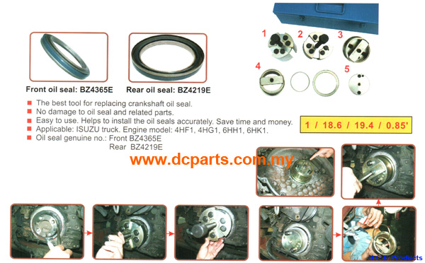 ISUZU CRANKSHAFT OIL SEAL REPLACER 