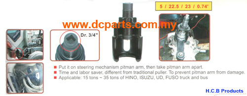PITMAN ARM PULLER Dr. 3/4, 62 mm