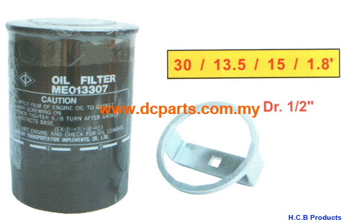 MITSUBISHI NEW CANTER 8.8 TONS OIL FILTER WRENCH TURBO Dr. 1/2, 15 POINTS, 100mm
