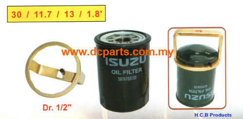 ISUZU OIL FILTER WRENCH Dr. 1/2, 15 POINTS, 89mm